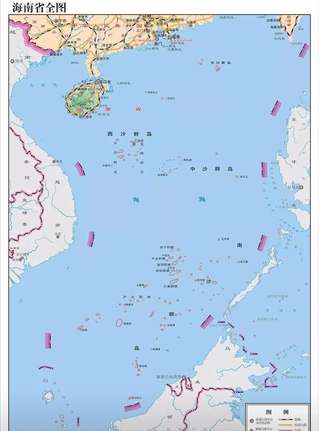 南海地圖高清版大圖，探索神秘的海洋疆域，南海高清地圖大圖，探索神秘海洋疆域之旅