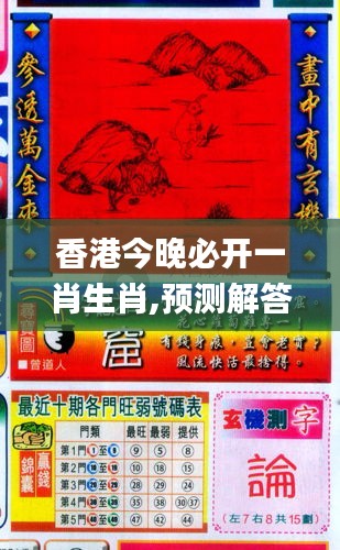 香港和彩王中王精準一肖，揭秘彩票預測之謎，揭秘彩票預測之謎，香港和彩王中王精準預測一肖技巧
